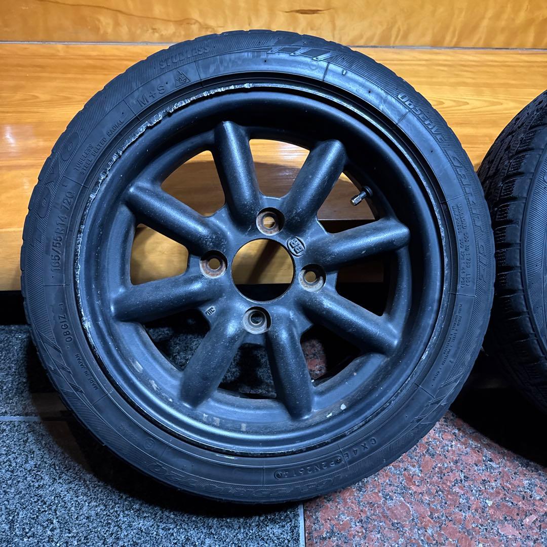 ブラックレーシング14インチ　4本　ワタナベ　BP 旧車　ハコスカ　ケンメリ