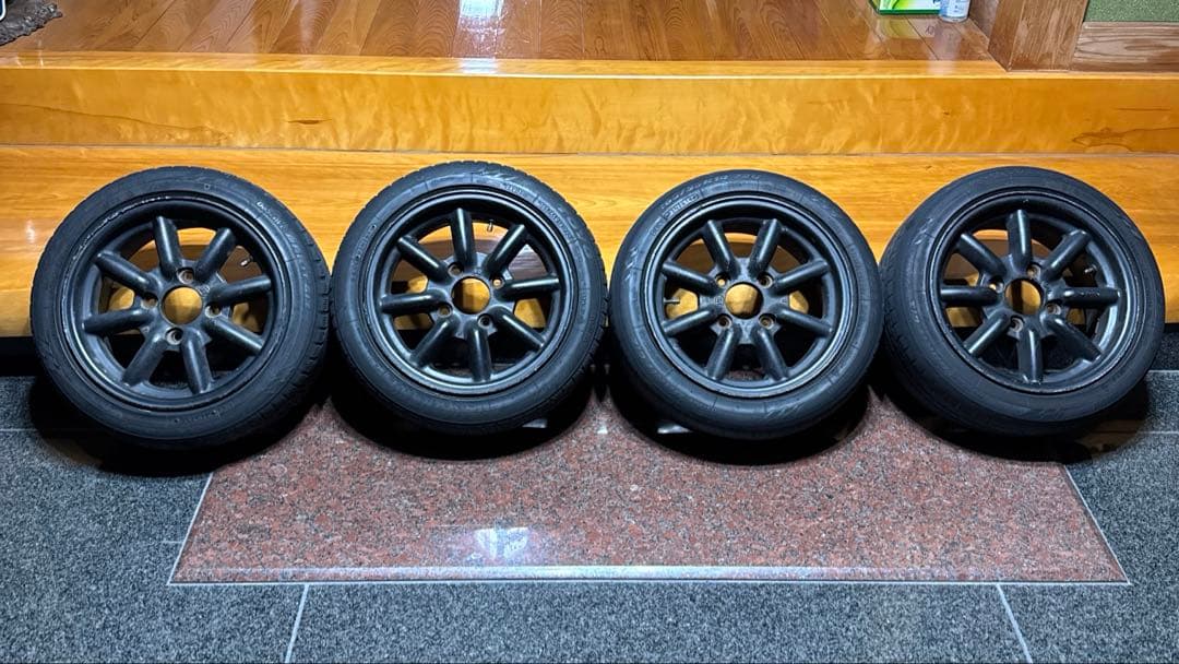 ブラックレーシング14インチ　4本　ワタナベ　BP 旧車　ハコスカ　ケンメリ