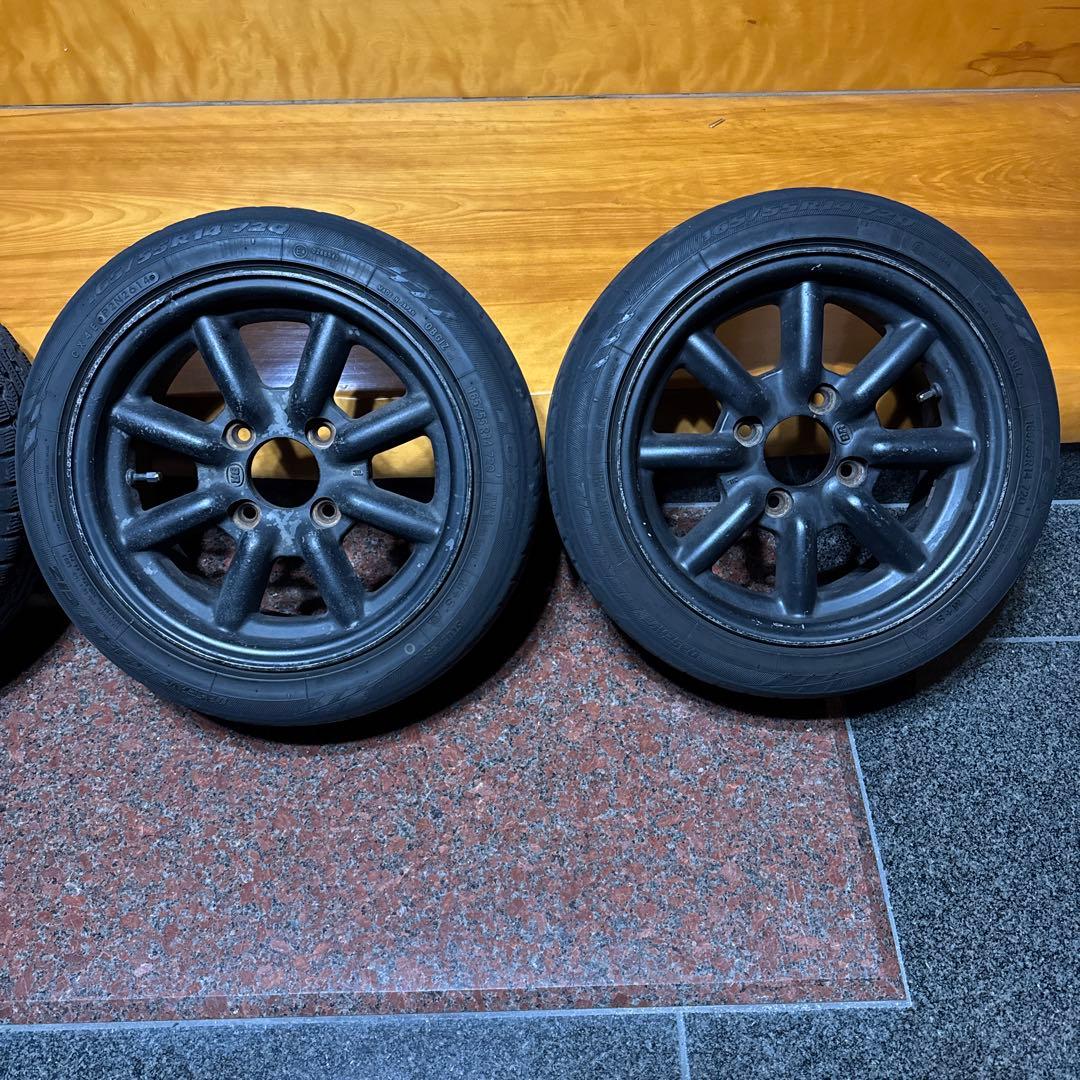 ブラックレーシング14インチ　4本　ワタナベ　BP 旧車　ハコスカ　ケンメリ