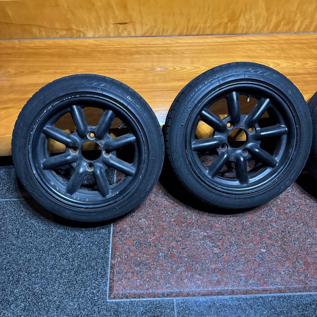 ブラックレーシング14インチ　4本　ワタナベ　BP 旧車　ハコスカ　ケンメリ
