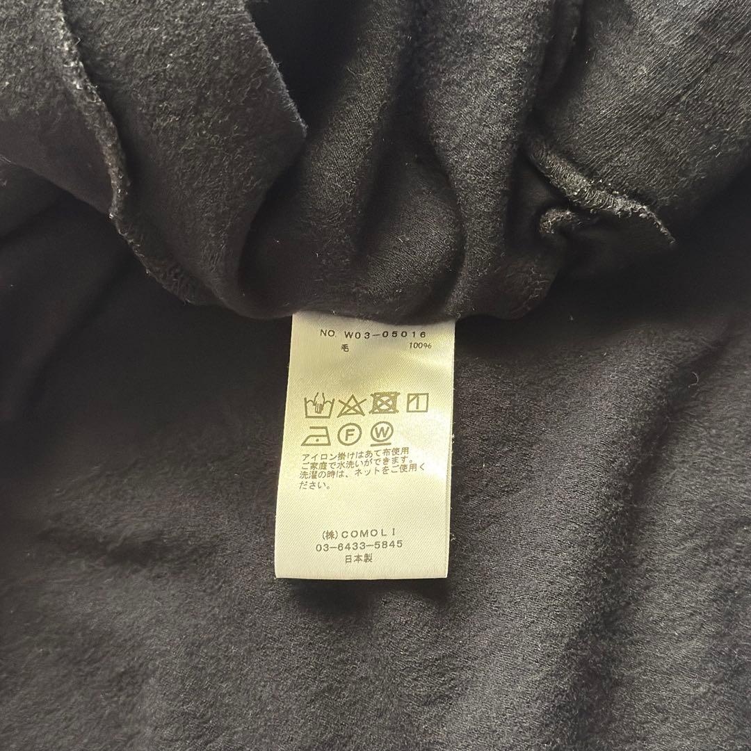 COMOLI / ウール天竺長袖タートルネック