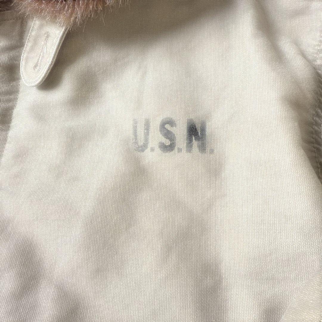 【希少32/XS】U.S.N. N-1 デッキジャケット レプリカ ボア