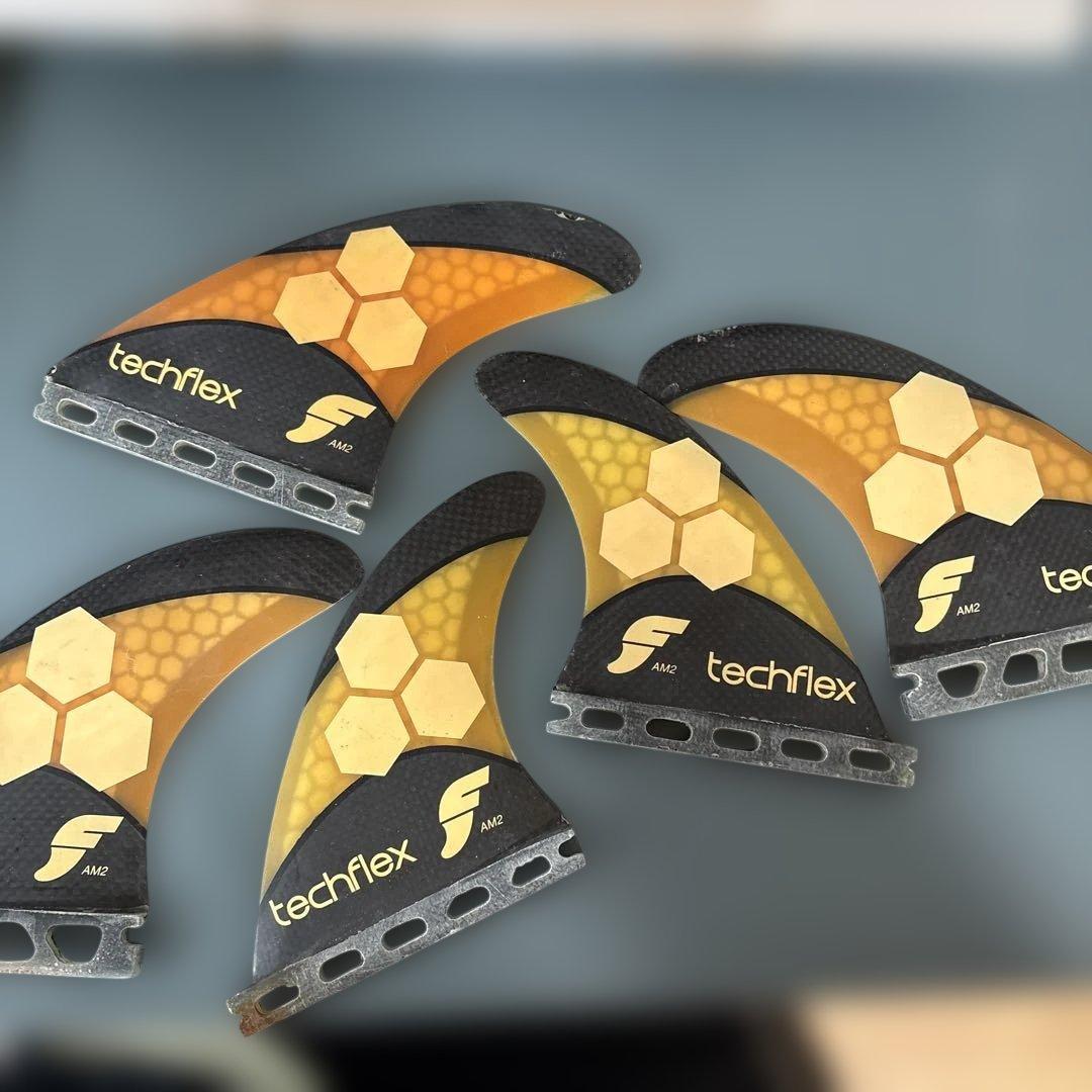 techflex AM2 サーフボードフィン 5枚セット