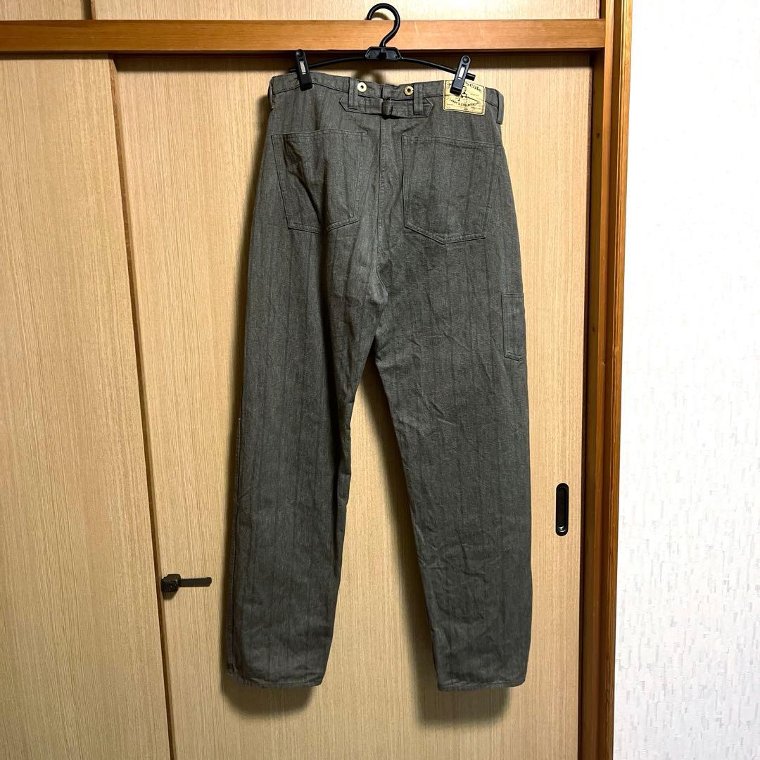 ヘラーズカフェ ストライプ柄　ワークパンク　W36