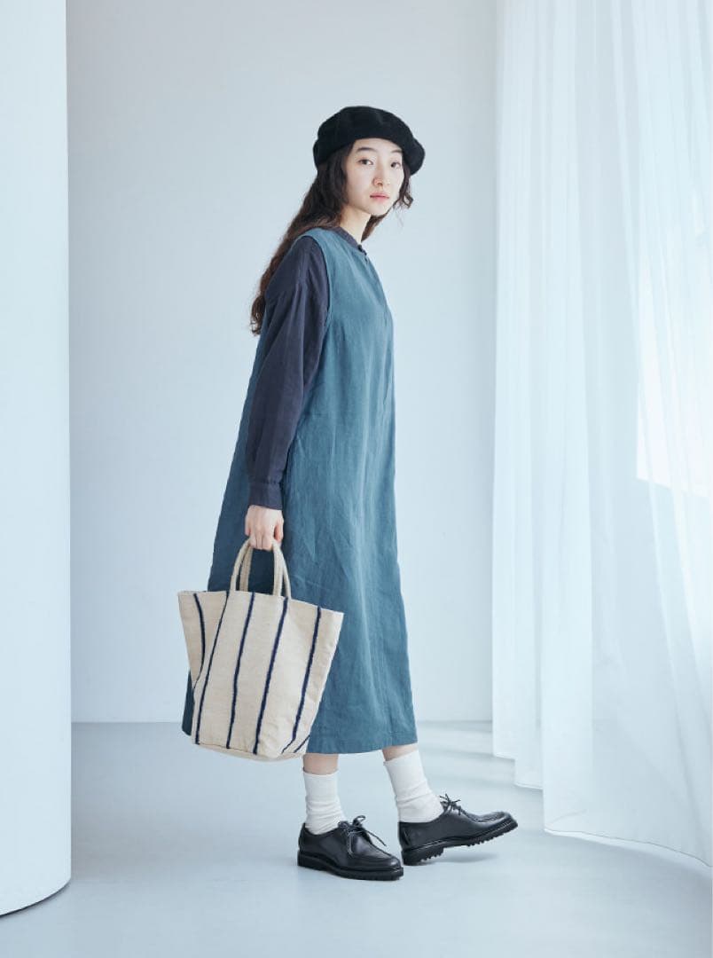 中川政七商店　麻の高密度織ワンピース