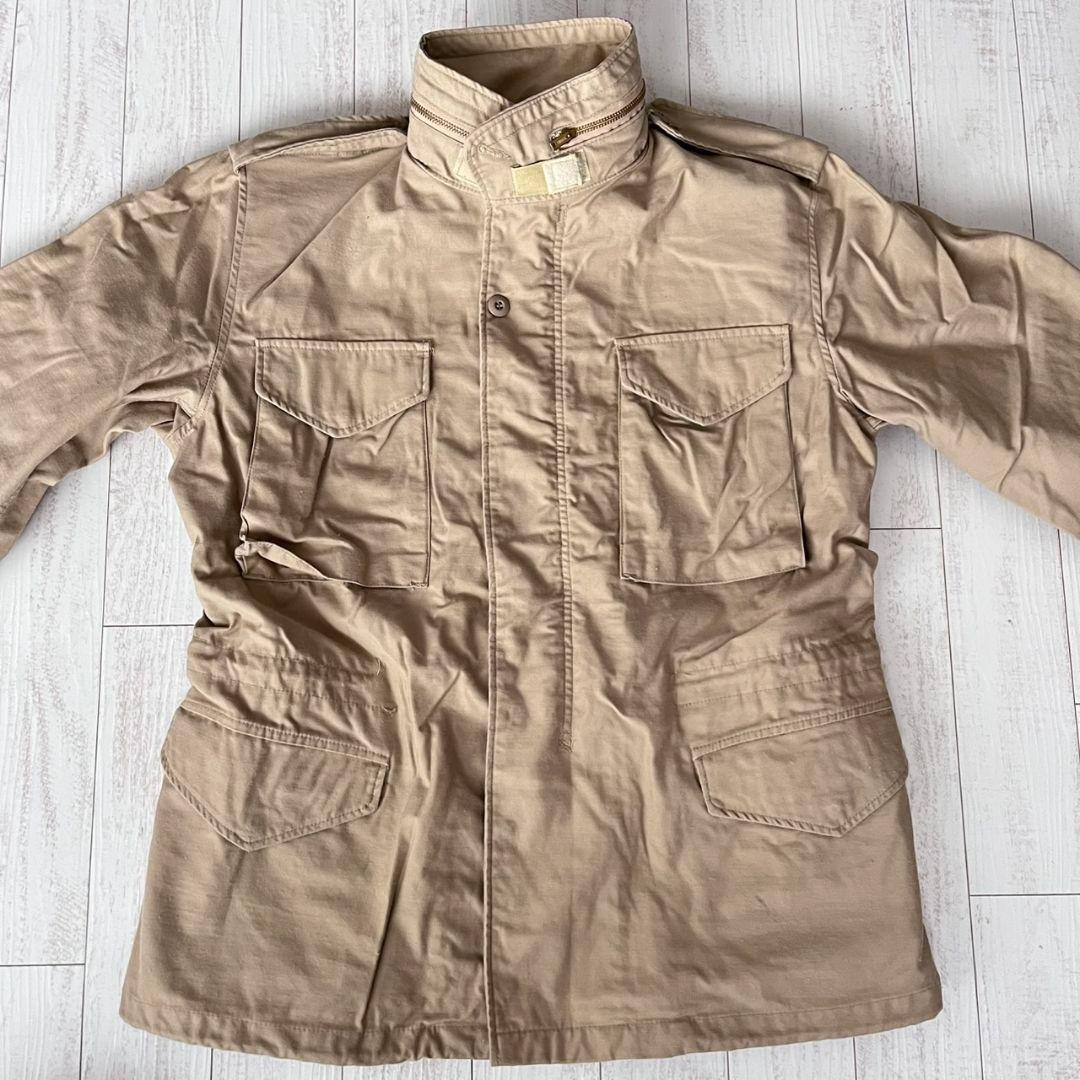 80s　90s usa製　ALPHA　m65 フィールドジャケット　ベージュ