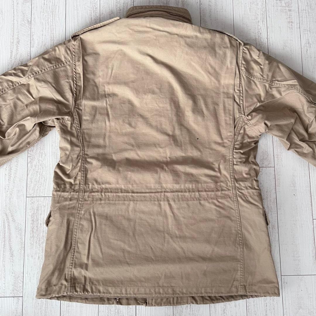 80s　90s usa製　ALPHA　m65 フィールドジャケット　ベージュ