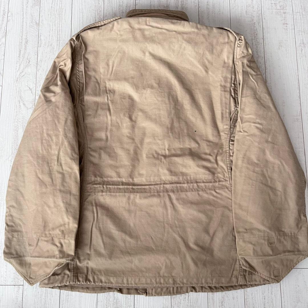 80s　90s usa製　ALPHA　m65 フィールドジャケット　ベージュ