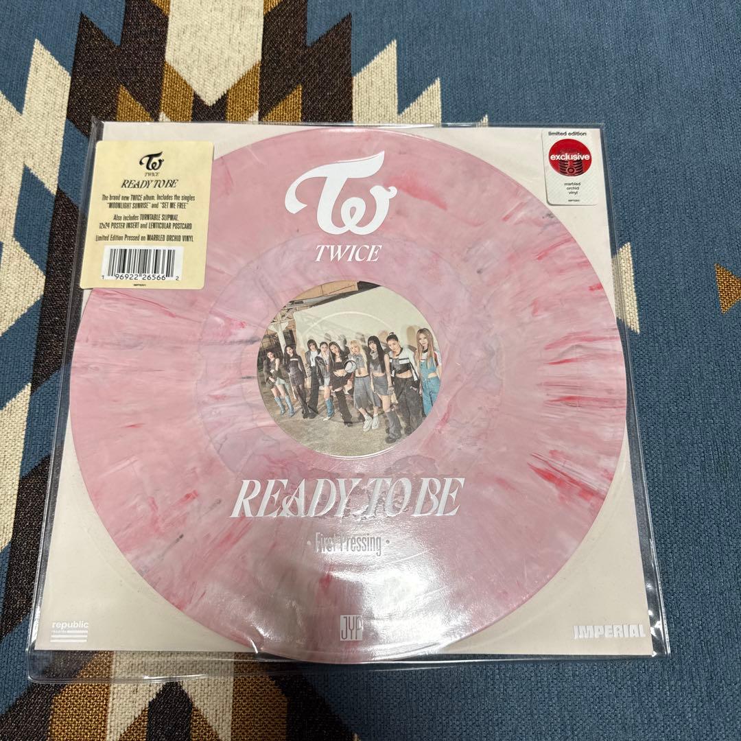 TWICE READY TO BE LPレコード マーブルピンク