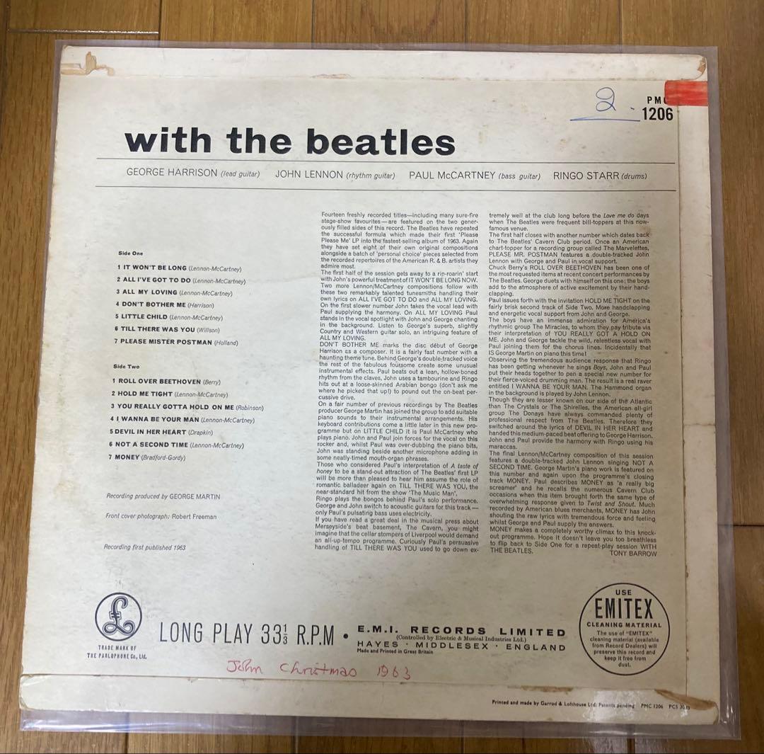 稀少UKオリジナルレア5NビートルズBeatlesレコード