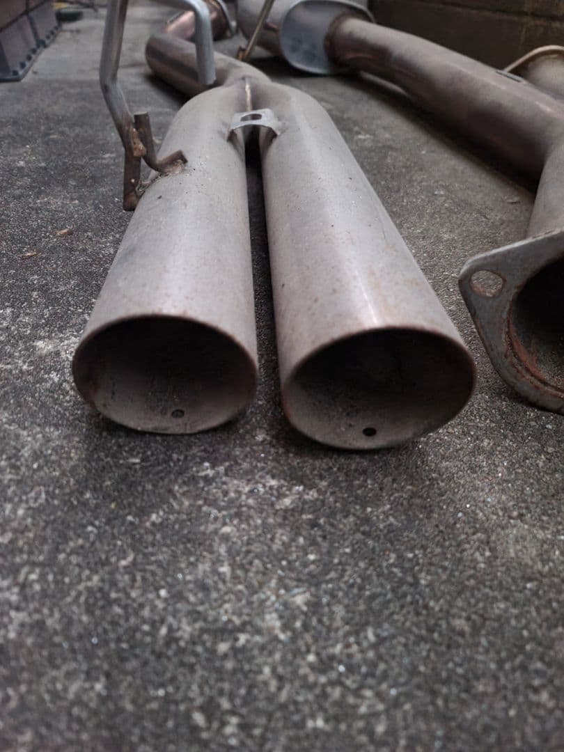 JZX100 ステンレス デュアルマフラー サイレンサー付き