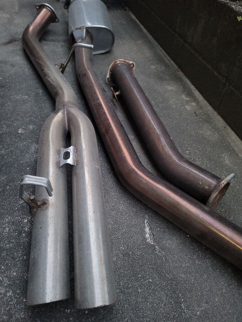 JZX100 ステンレス デュアルマフラー サイレンサー付き