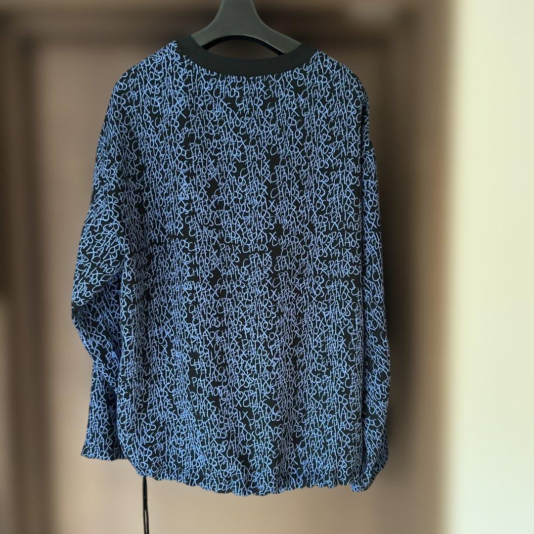 CULLNI x SHAREEF CHAOS 長袖プルオーバー サックスブルー