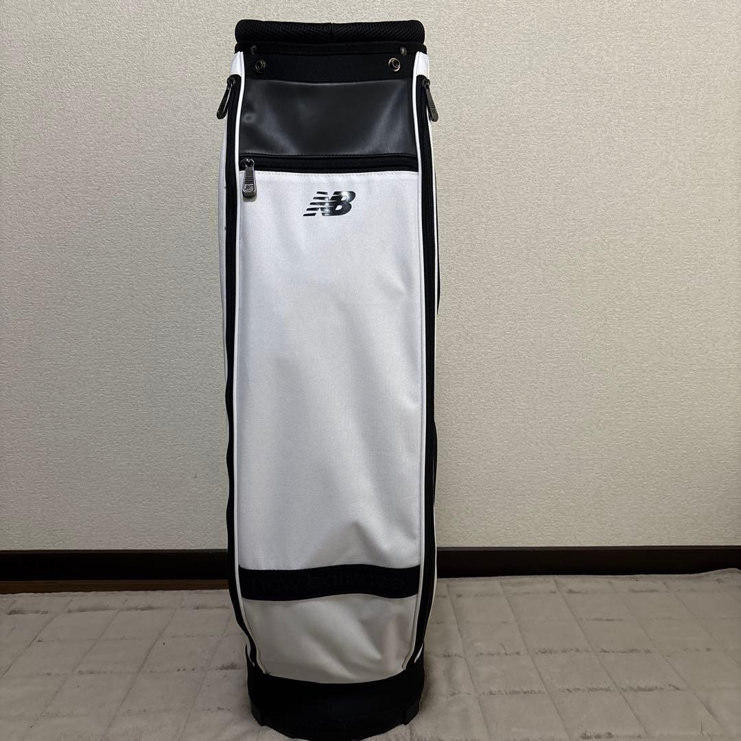 new balance キャディバッグ ホワイト・ブラック