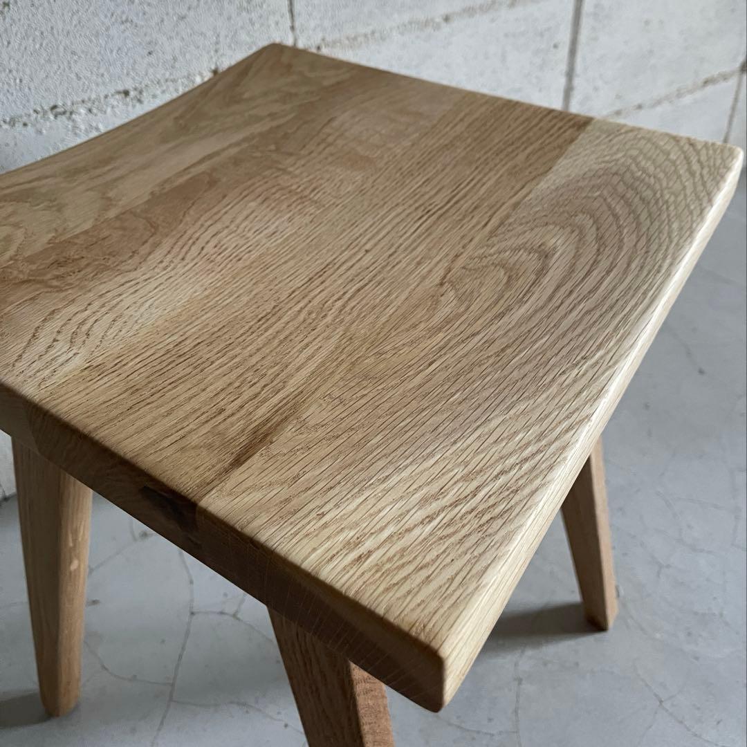 リフレッシュタイプチェア　ロータイプ　オーク無垢材　ウチダ　ナチュラル色