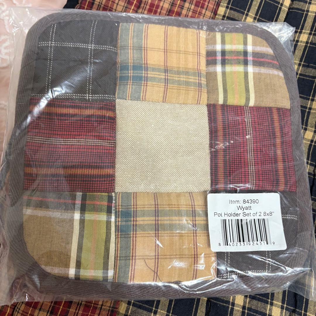 VHCブランド　ベッドカバー　寝具　掛け布団　マルチカバー　鍋敷き　カントリー