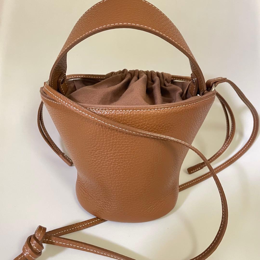 ayakobag キャメル　Pottery Bag