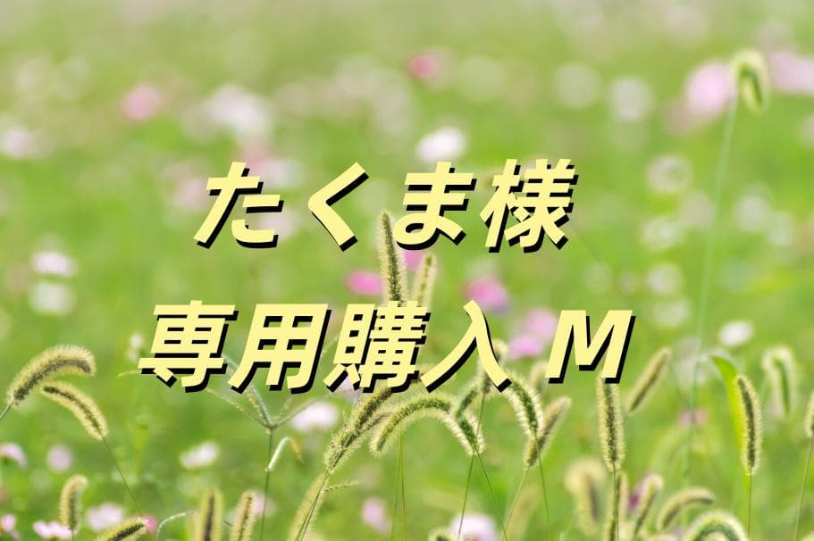 たくま購入 M