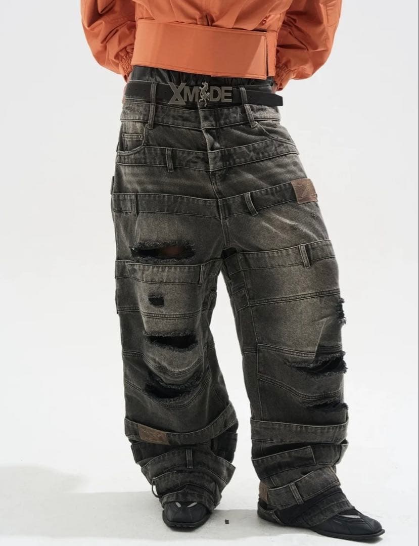 BLIND NO PLAN 国内未入荷 Waist Layered Jeans