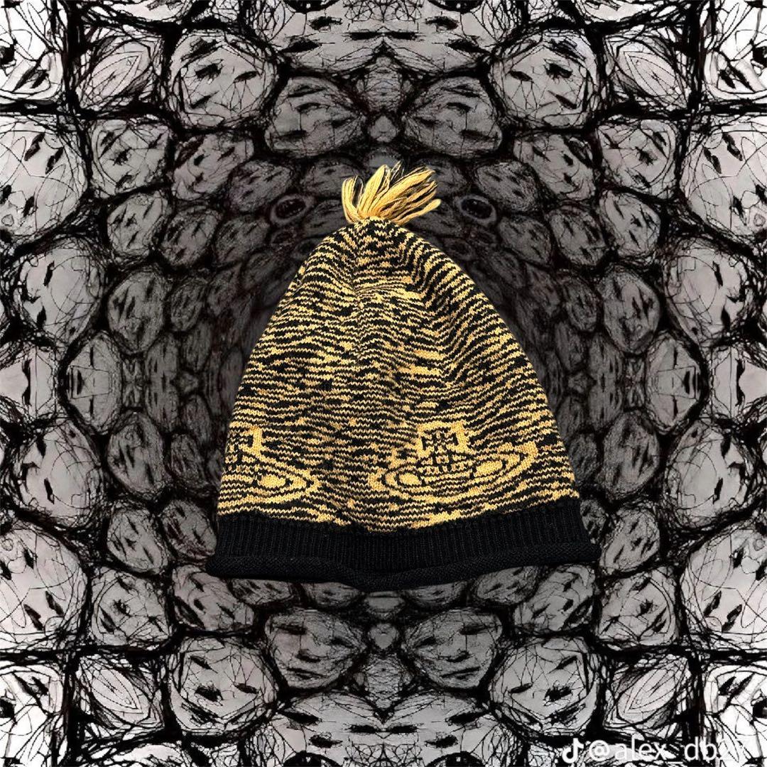 vivienne westwood ビーニー ヒョウ柄