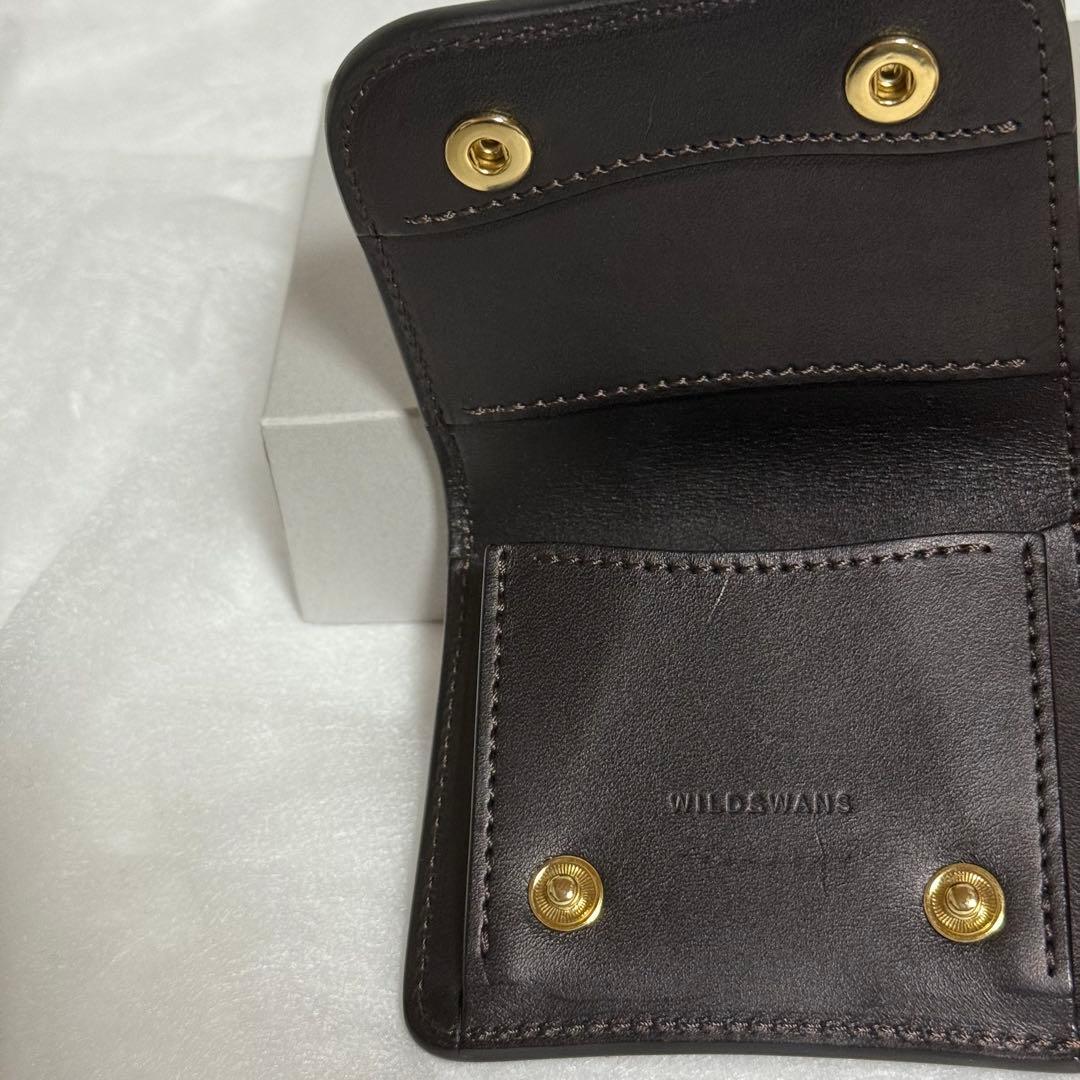 ⭐️未使用級⭐️ワイルドスワンズ パームV2 二つ折り財布 サドルプルアップ 黒