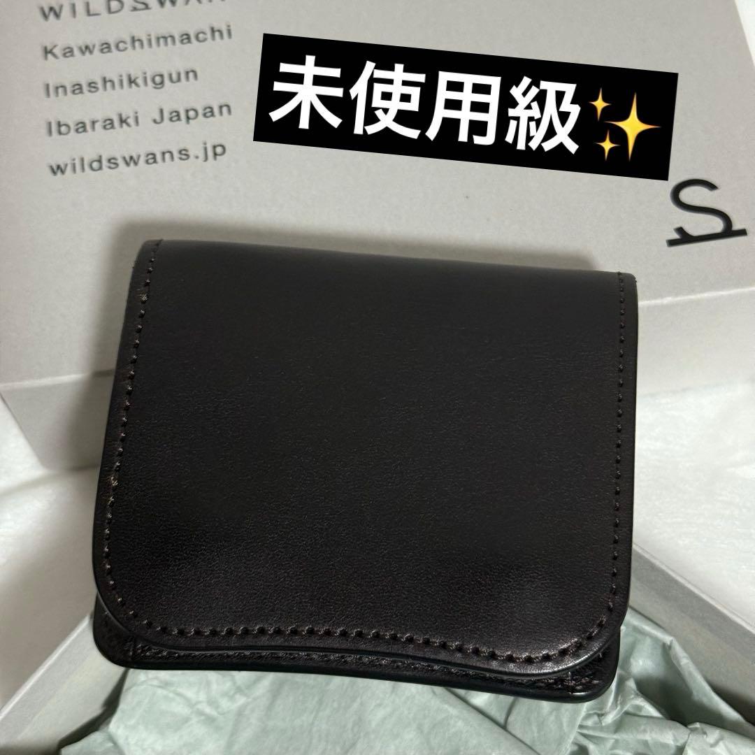 ⭐️未使用級⭐️ワイルドスワンズ パームV2 二つ折り財布 サドルプルアップ 黒
