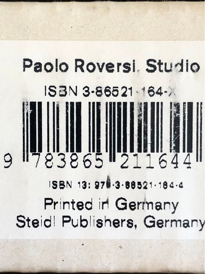 アート・デザイン・音楽 Paolo Roversi: Studio (Limited Edition)
