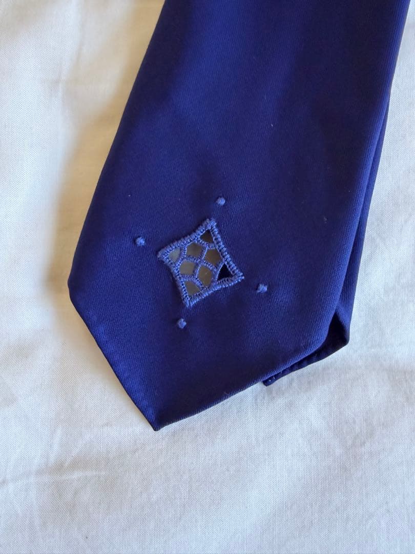 KENJI KAGA セブンフォールド製 ネクタイ ウール ブルー