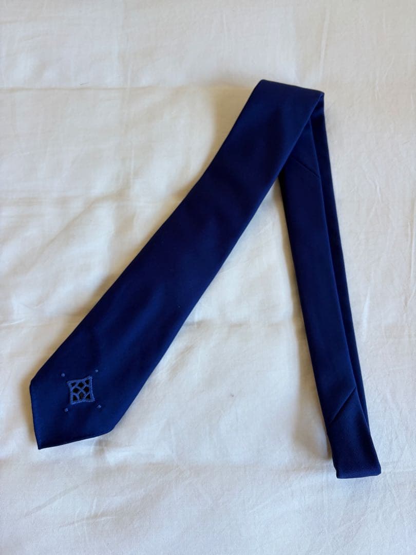 KENJI KAGA セブンフォールド製 ネクタイ ウール ブルー