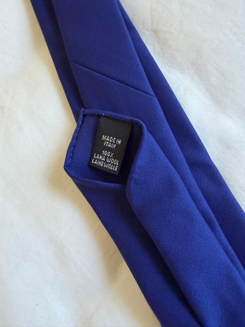 KENJI KAGA セブンフォールド製 ネクタイ ウール ブルー