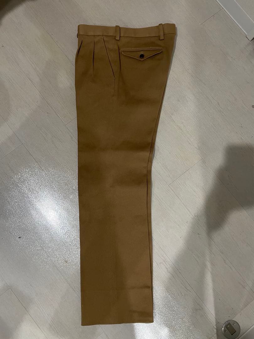 United Arrows ベージュ 厚手スラックス