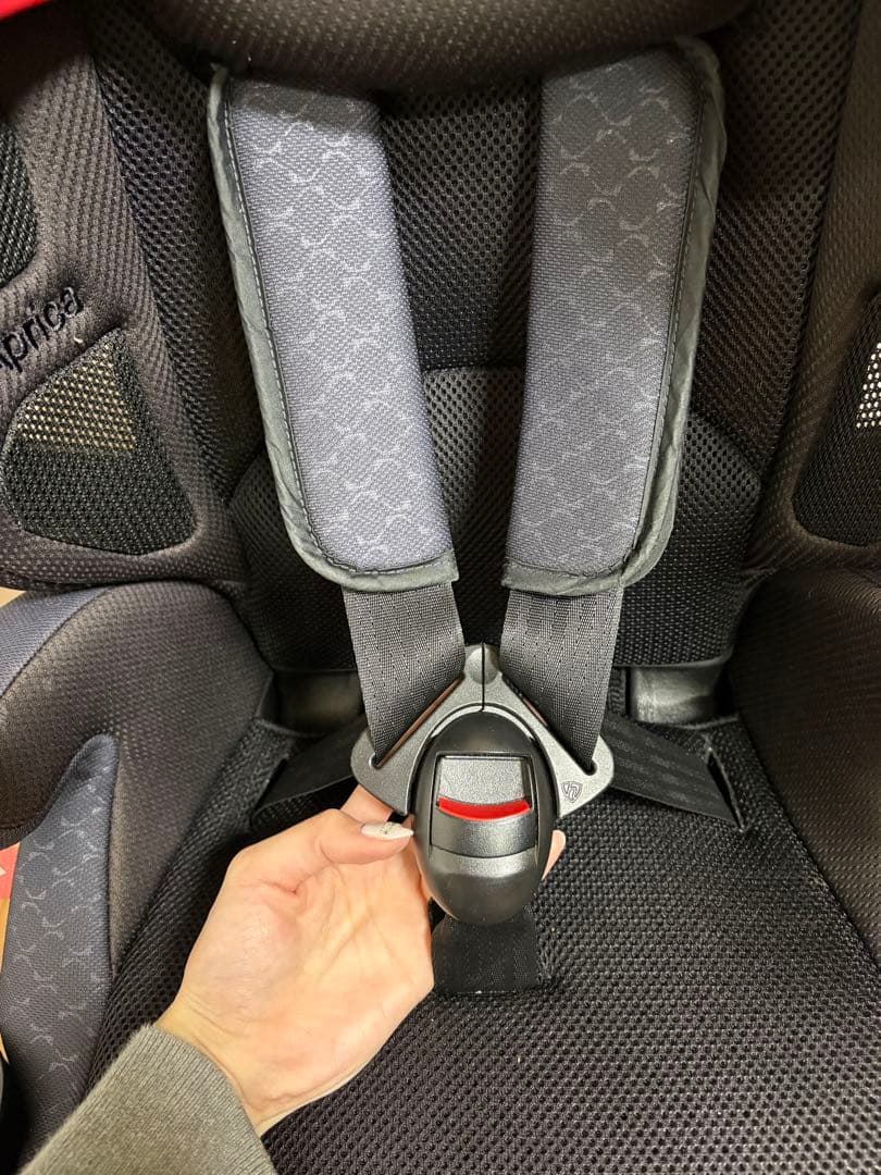 【美品】Aprica エアグルーヴ　プラス　ジュニアシート チャイルドシート