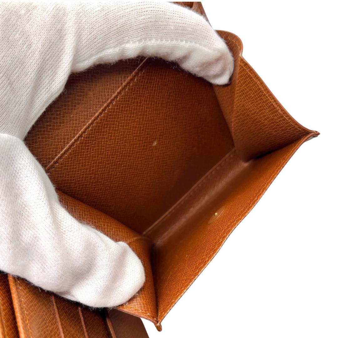 【極美品】ルイヴィトン 二つ折り財布 ポルトフォイユ マルコ モノグラム 箱付