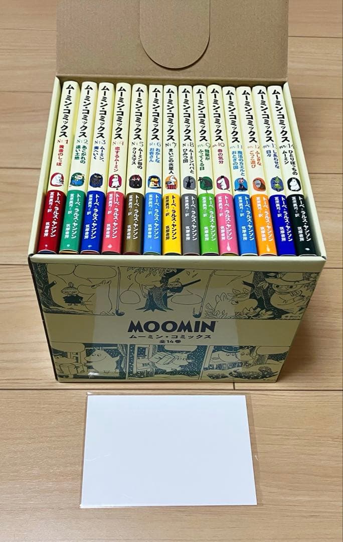 ムーミン コミックス 全14巻セット 80周年記念ボックス　カード付き