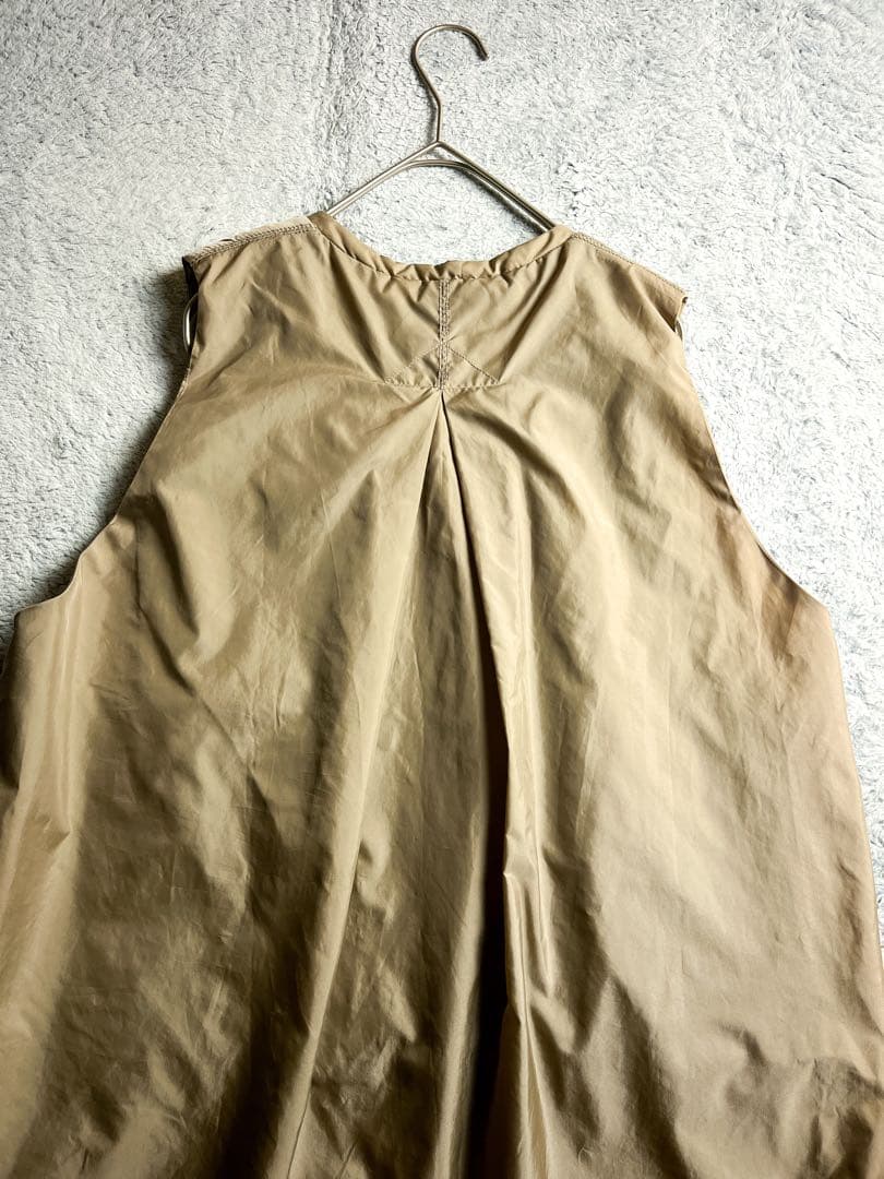 美品【45R】45rpm 中綿キルティング フレアシルエット ナイロンベスト 2