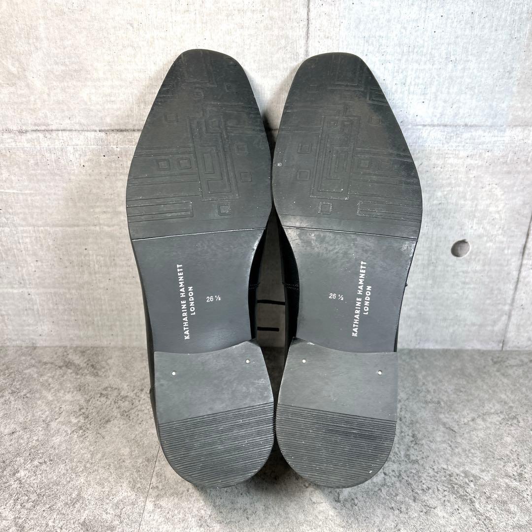 ほぼ新品【キャサリンハムネット】ビジネスシューズ/ストレートチップ/レザー/革靴