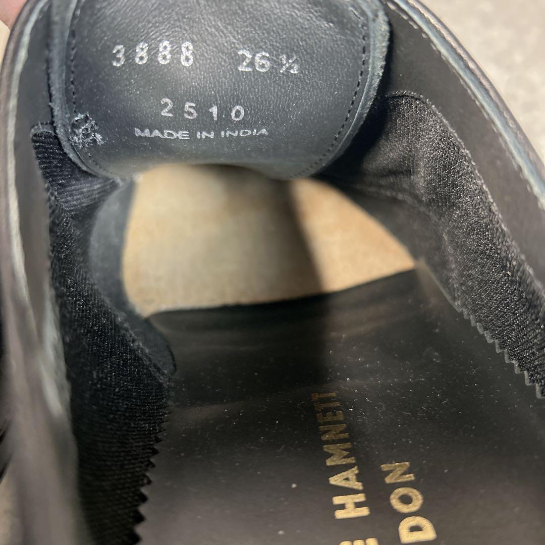 ほぼ新品【キャサリンハムネット】ビジネスシューズ/ストレートチップ/レザー/革靴