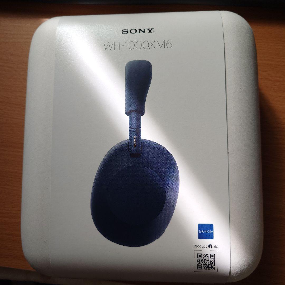 SONY WH-1000XM6 ワイヤレスヘッドホン ミッドナイトブルー