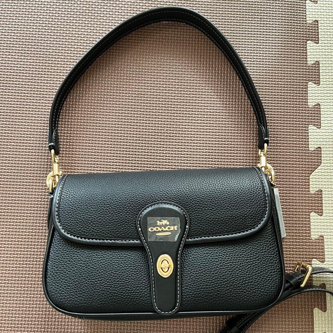 コーチ Hadley ハドリー ショルダーバッグ ブラック アウトレット