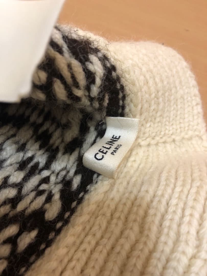 正規品　CELINE セリーヌ ニットハット 2A01U421P