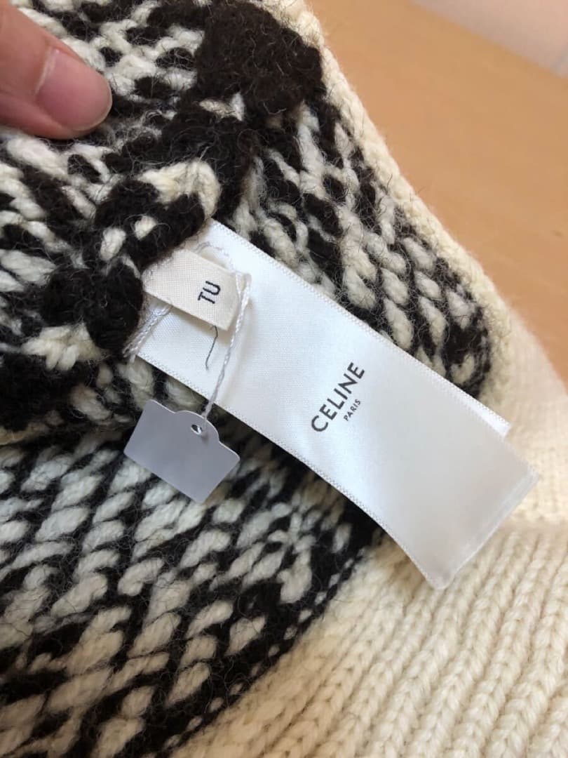 正規品　CELINE セリーヌ ニットハット 2A01U421P