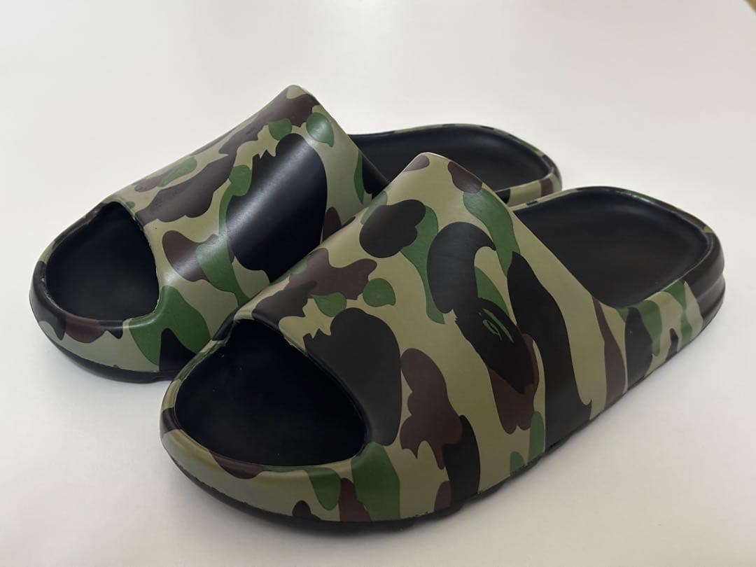 Ape bape 1st camo サンダル　グリーンカモ　8 26cm 新品