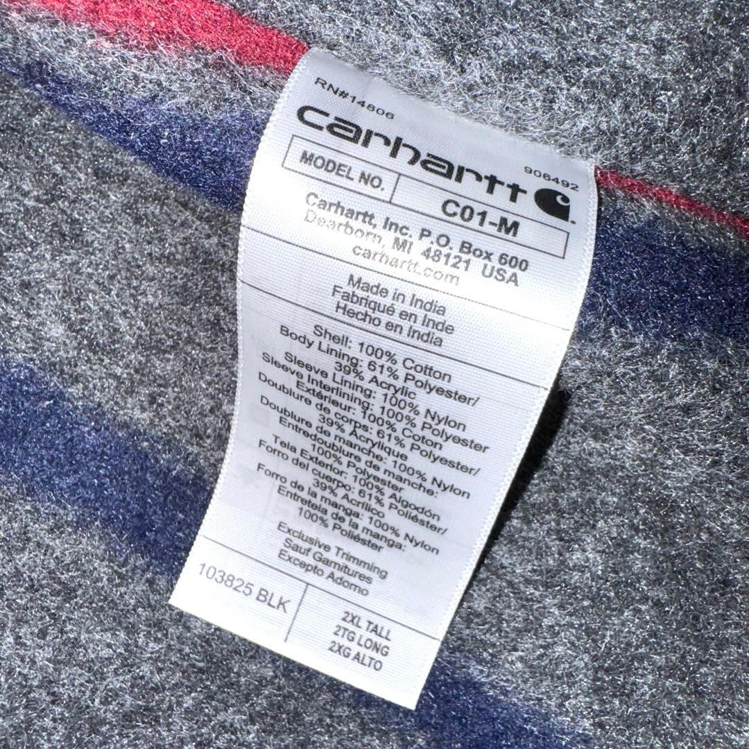 こ*ん様 美品！！カーハート デニム　チョアコート　カバーオール　2XL ブラッ