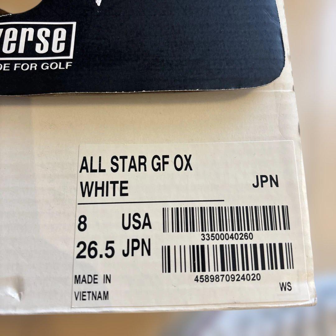 タグ付き新品未使用⭐︎コンバース　パーリーゲイツコラボ　ゴルフシューズ