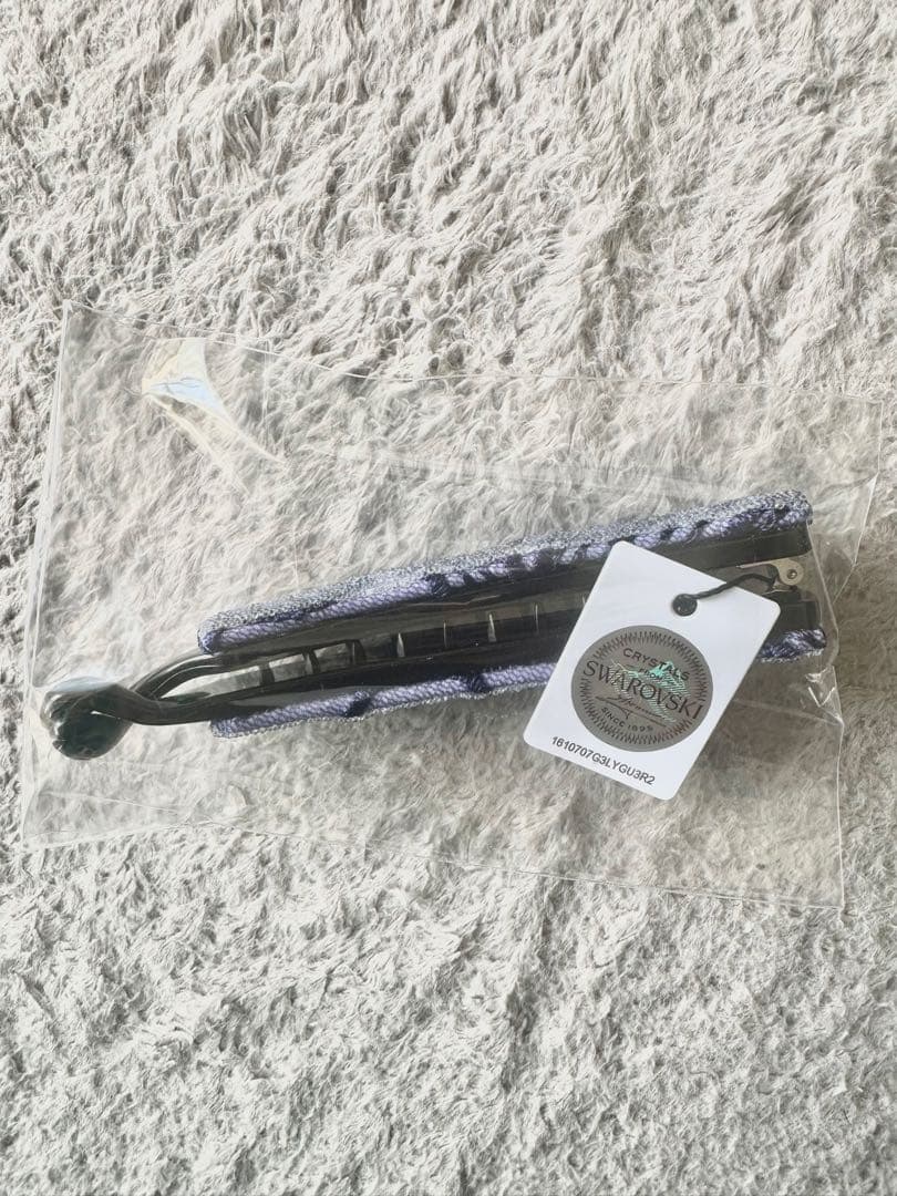 ヘアバレッタ　スワロフスキー　コンプレックスビズ　Complex Biz