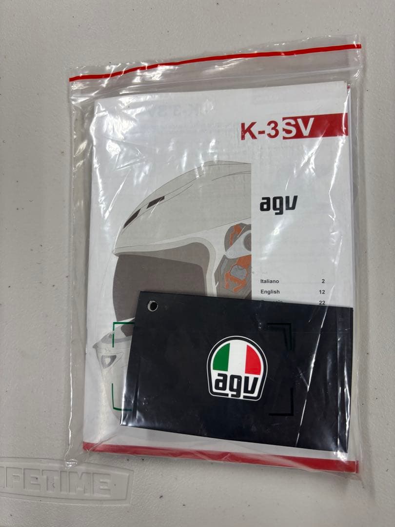 AGV フルフェイスヘルメット k3 ブラック