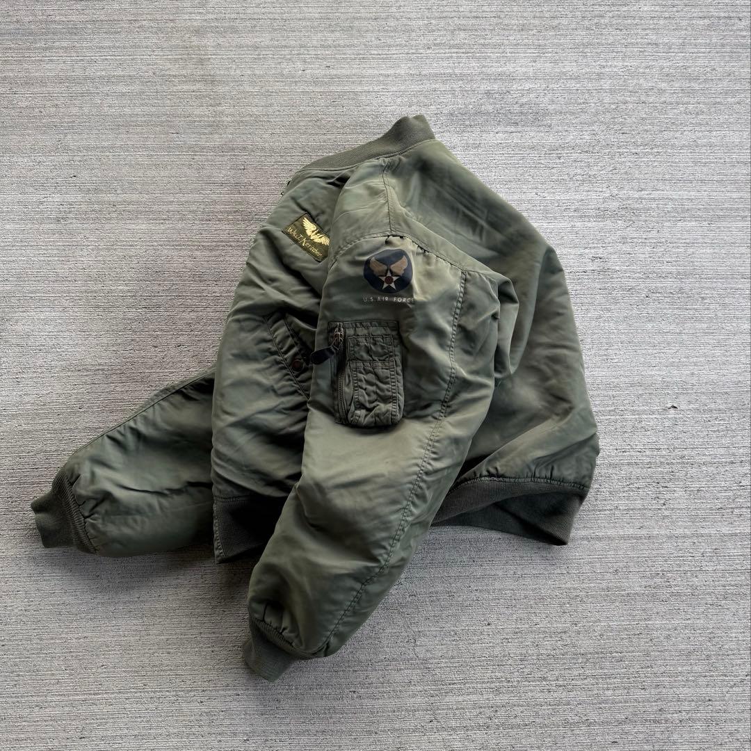 90s 短丈　ma1 flight jacket Air Force alpha