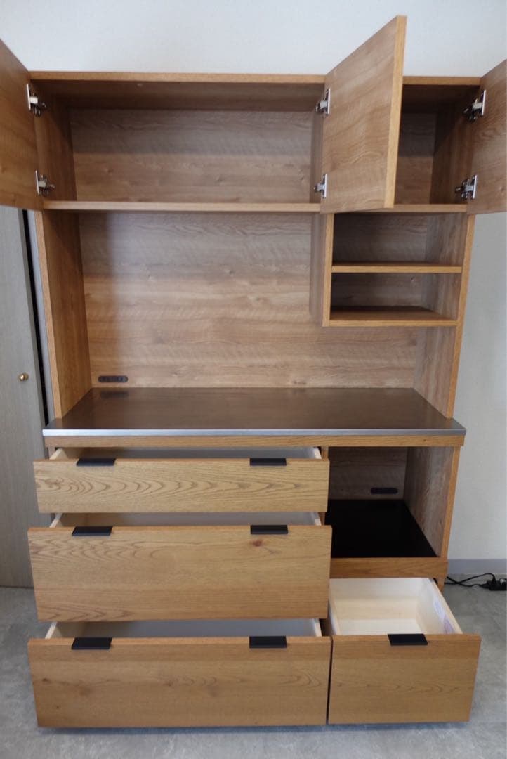 unico ADDAY／ナチュラルウッド 食器棚・キッチンボード