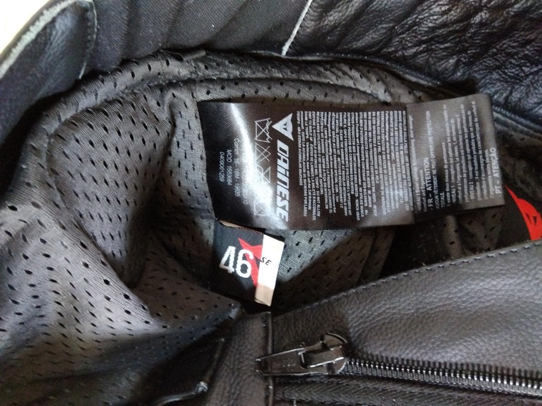 Dainese ダイネーゼ レザーパンツ 黒/白 サイズ46