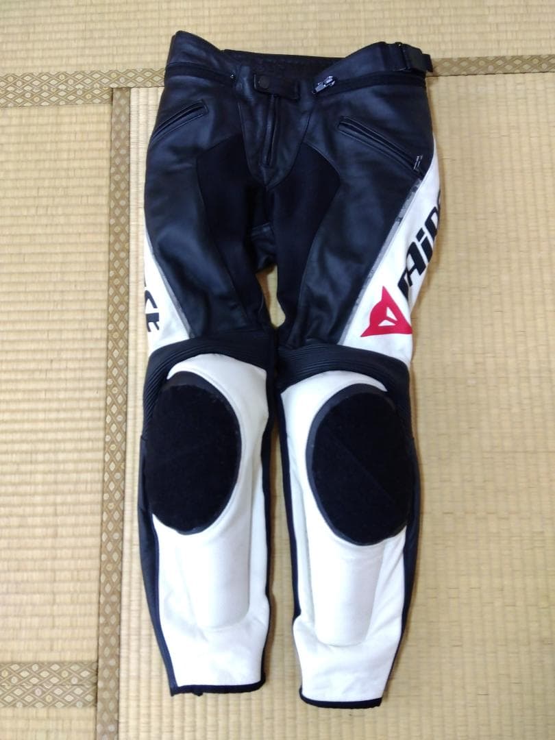 Dainese ダイネーゼ レザーパンツ 黒/白 サイズ46